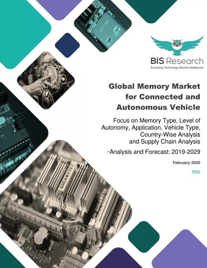 global memory market for connected and autonomous