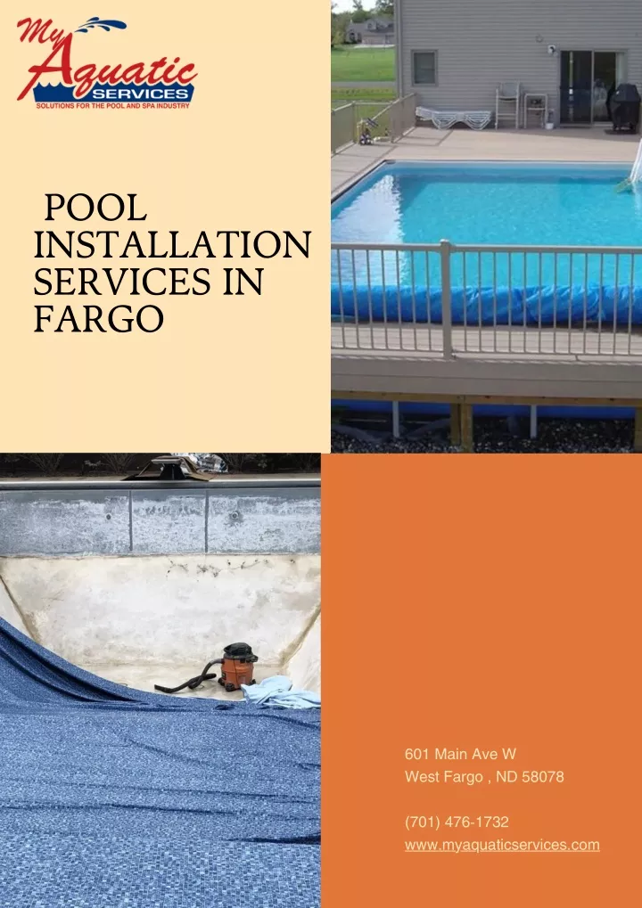 pool installation services in fargo