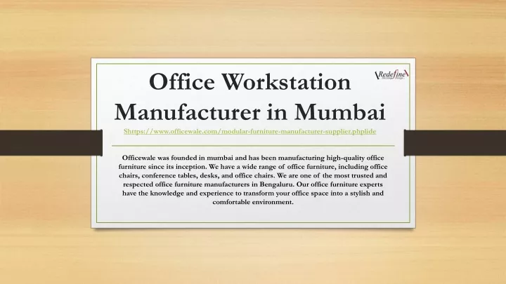 office workstation manufacturer in mumbai shttps