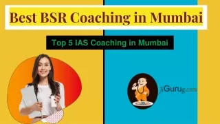 Best 5 BSR Coaching in Mumbai