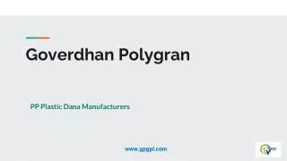 What are the Characteristics of Polypropylene?