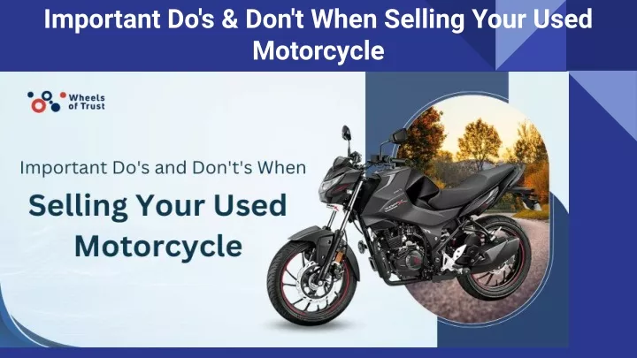 important do s don t when selling your used