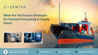 What Are The Success Strategies For Demand Forecasting In Supply Chain