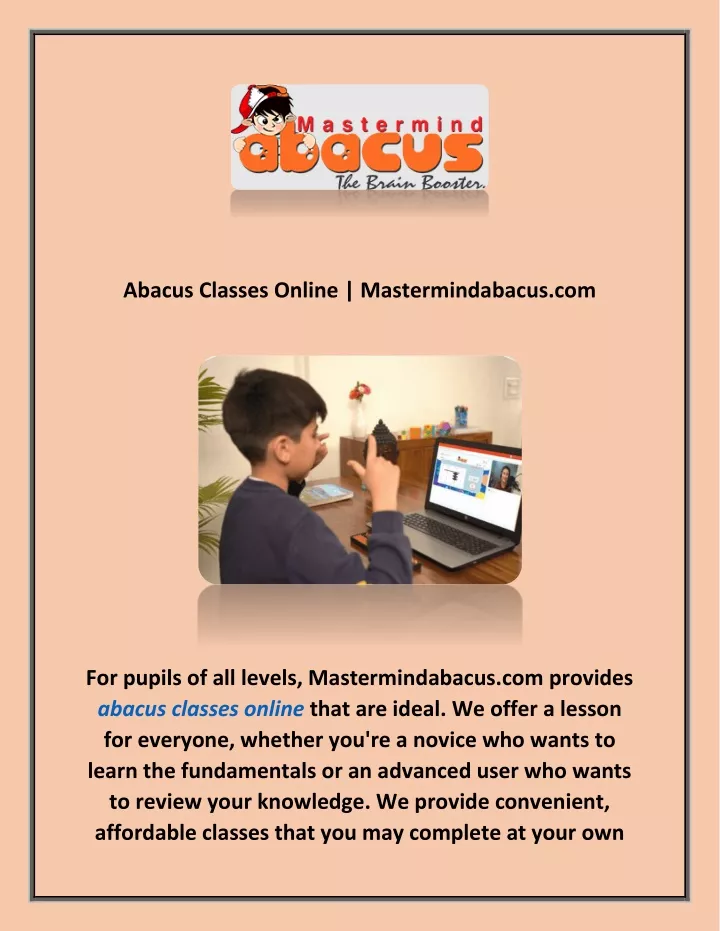 abacus classes online mastermindabacus com
