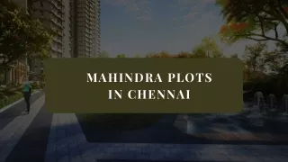 mahindra plots in chennai