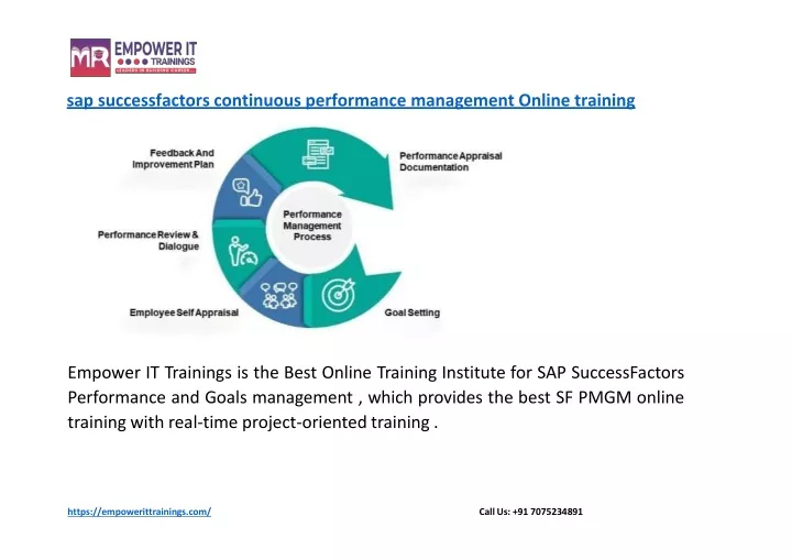 sap successfactors continuous performance management online training