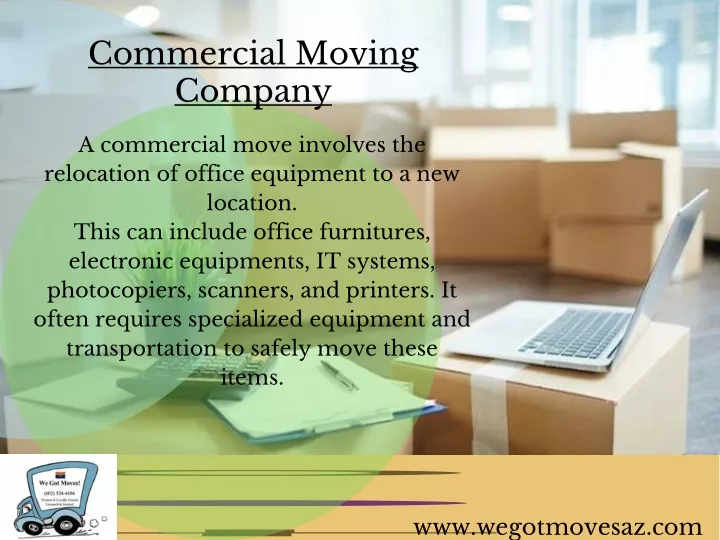 commercial moving company