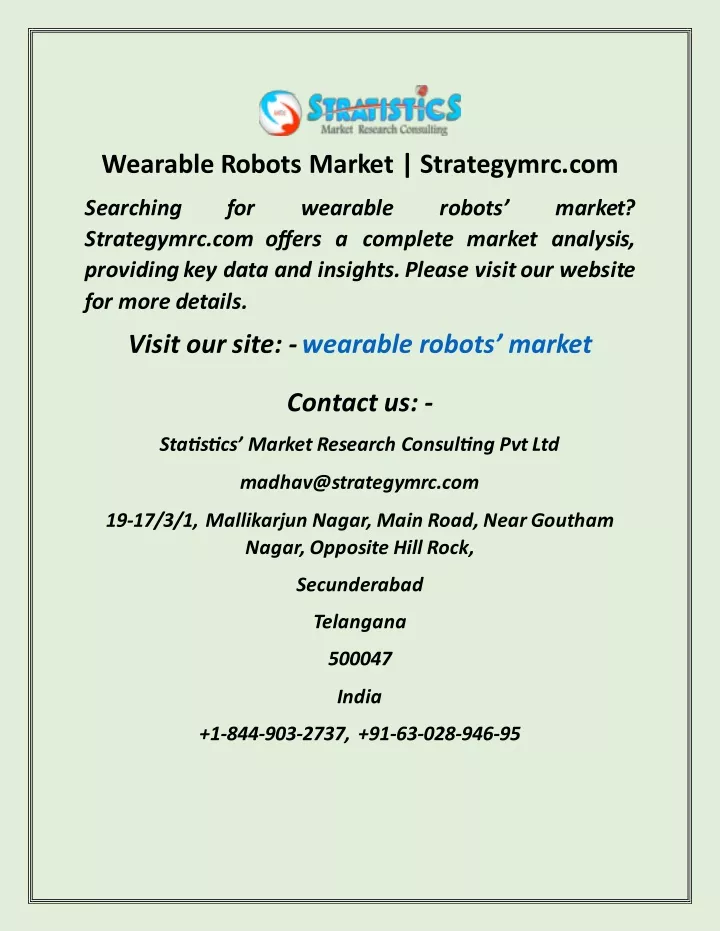 wearable robots market strategymrc com