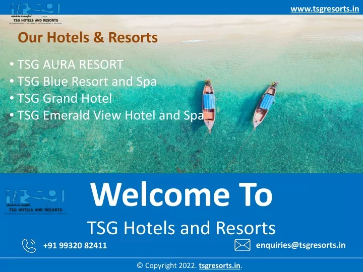 www tsgresorts in