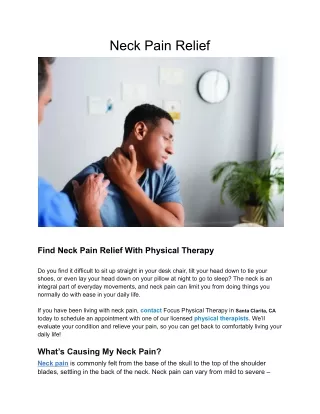 Focus Physical Therapy