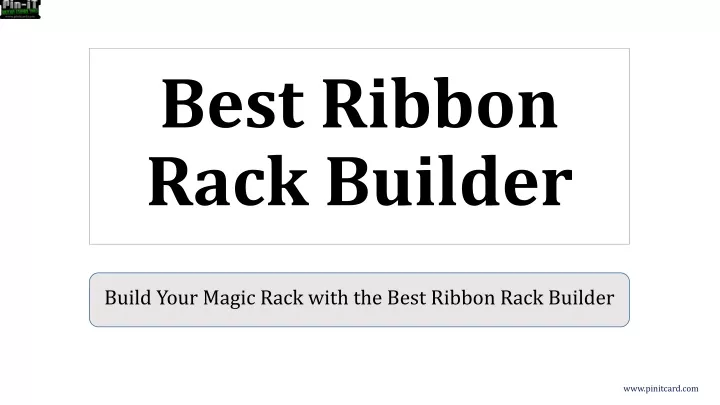 best ribbon rack builder
