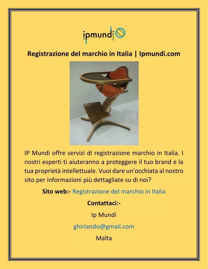 registrazione del marchio in italia ipmundi com