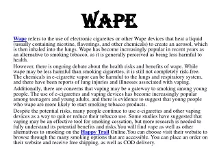 Wape