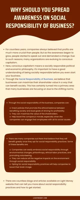 Why Should You Spread Awareness On Social Responsibility Of Business