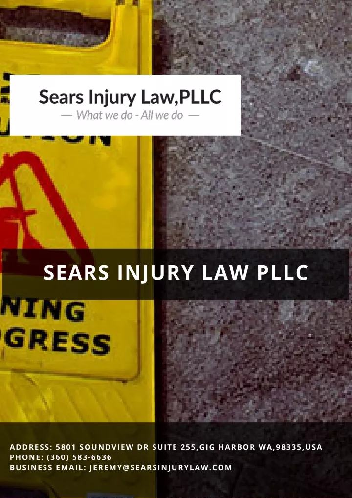 sears injury law pllc