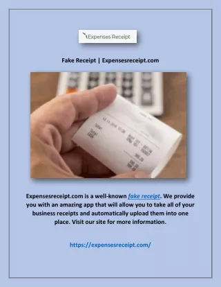 fake receipt expensesreceipt com
