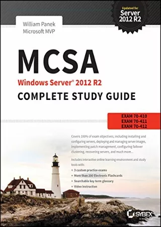 PDF/BOOK MCSA Windows Server 2012 R2 Complete Study Guide: Exams 70-410, 70-411,
