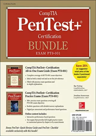 (PDF/DOWNLOAD) CompTIA PenTest  Certification Bundle (Exam PT0-001)
