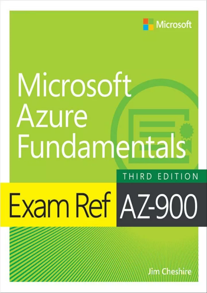 exam ref az 900 microsoft azure fundamentals