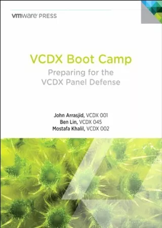_PDF_ VCDX Boot Camp: Preparing for the VCDX Panel Defense (VMware Press Technol