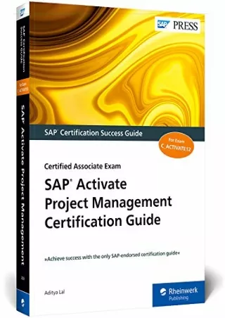 sap activate project management certification
