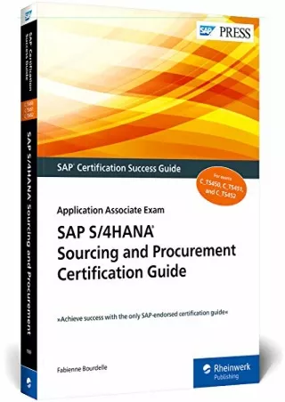 _PDF_ SAP S/4HANA Sourcing and Procurement Certification Guide: Application Asso