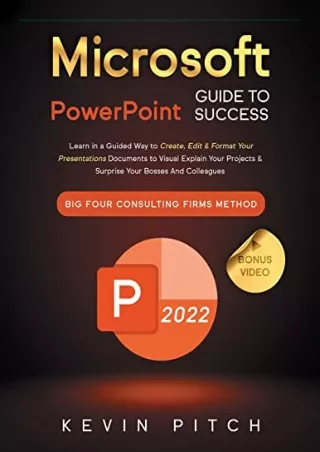 $PDF$/READ/DOWNLOAD Microsoft PowerPoint Guide for Success: Learn in a Guided Wa