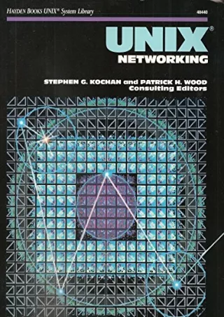 DOWNLOAD/PDF  Unix Networking (Hayden Books Unix System Library)