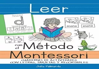 [READ PDF] Leer con el Método Montessori: Cuaderno de actividades con letras, ta