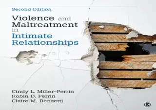 PDF Violence and Maltreatment in Intimate Relationships android