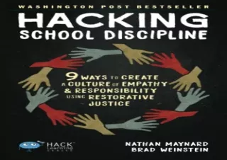 [DOWNLOAD PDF] Hacking School Discipline: 9 Ways to Create a Culture of Empathy