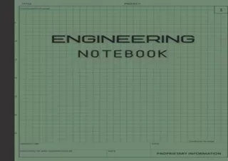 [READ PDF] Engineering Notebook: 120 Pages Grid Format, Math Space Science Techn