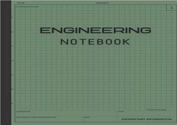 PPT - [READ PDF] Engineering Notebook: 120 Pages Grid Format, Math ...