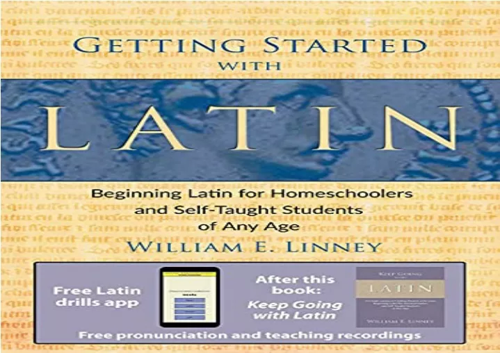 download pdf getting started with latin beginning