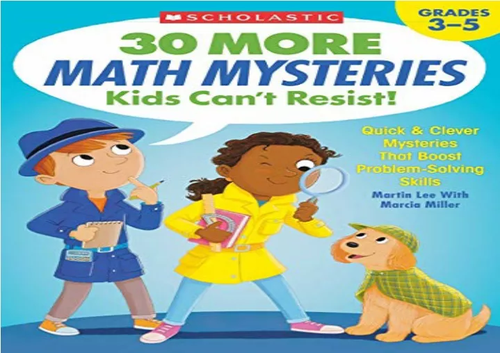 download scholastic 30 more math mysteries kids