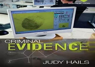 (PDF BOOK) Criminal Evidence full