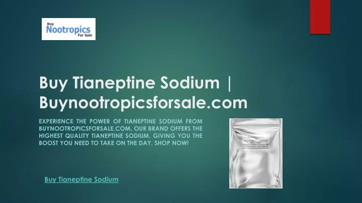 buy tianeptine sodium buynootropicsforsale com