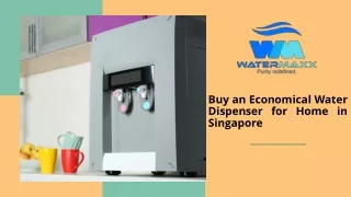 Buy an Economical Water Dispenser for Home in Singapore