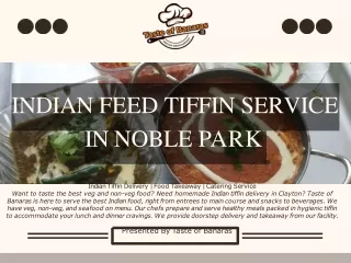 Best Food Tiffin Service in Noble Park