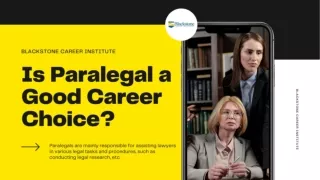 Is Paralegal a Good Career Choice