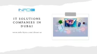 IT SOLUTIONS COMPANIES IN DUBAI pdf