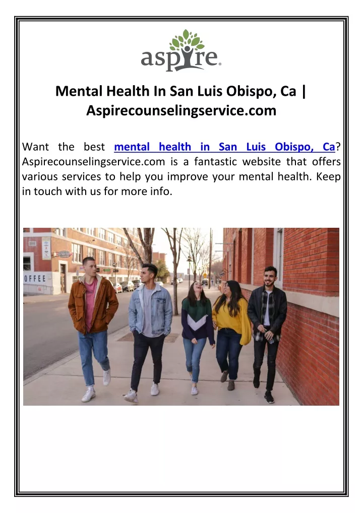 mental health in san luis obispo