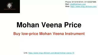 mohan veena price