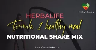 Herbalife formula 1 healthy meal nutritional shake mix