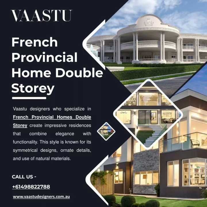 french provincial home double storey