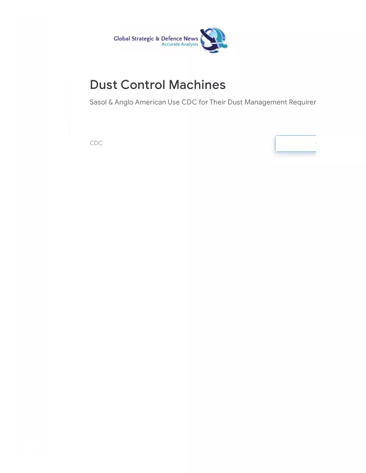 dust control machines