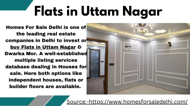 flats in uttam nagar