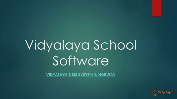 vidyalaya school software