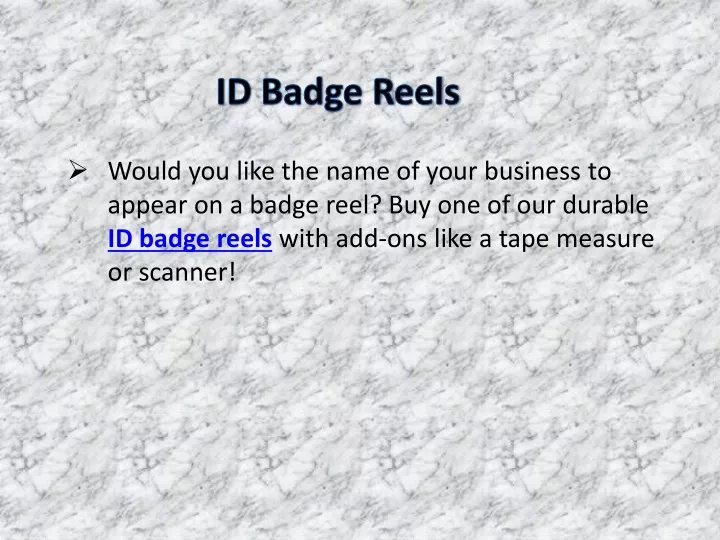 id badge reels