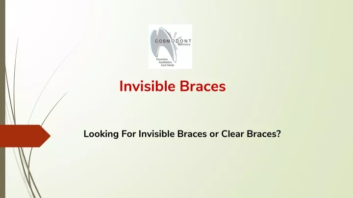 invisible braces